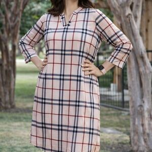 Plaid Checkered Dress